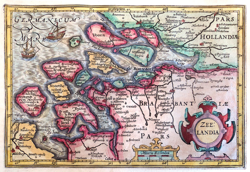 Zeeland 1609 Hondius